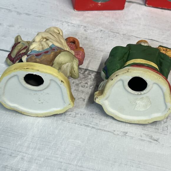 Santas of the Nations Lot of 6 Hand Painted Porcelain Figurines w/ Boxes 1991 - Picture 13 of 16